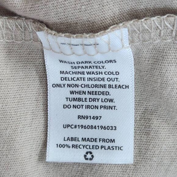 David Bowie T-Shirt NWT Size Small Tan Short Sleeve David Bowie Let's Dance Tee - Picture 5 of 6